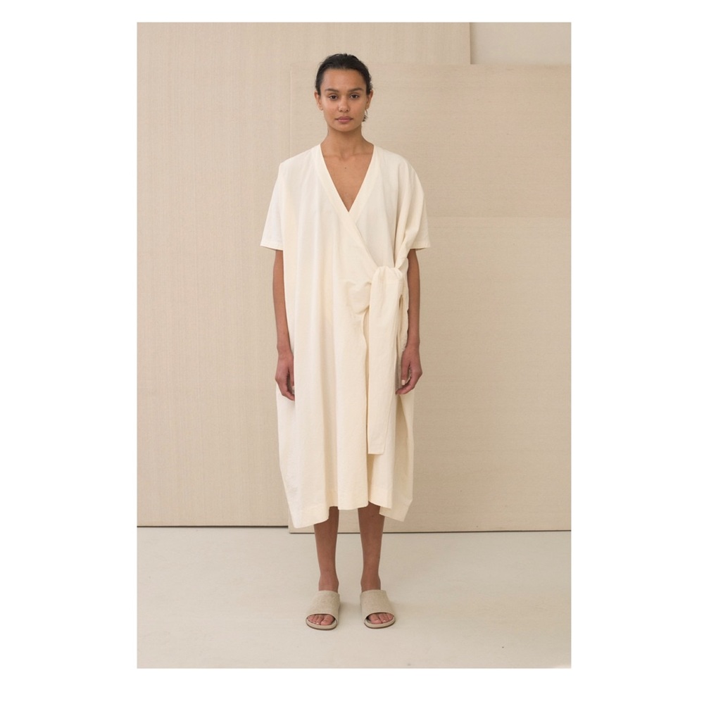 lauren manoogian wrap caftan dress sz 1 NWT retail $790